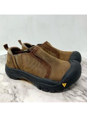 Toddler Keen Brown Nubuck Slip On Shoes 10/28 Childrens Classic Rustic Casual